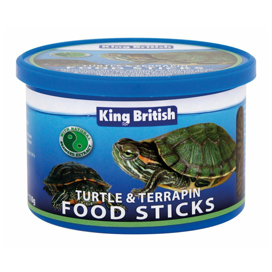 King British Turtle & Terrapin Food Sticks 110g - Rookes Pet Products