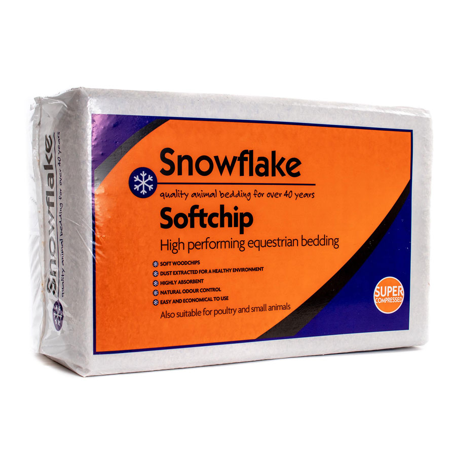 Snowflake Softchip Bedding Bale 20kg (approx) - Rookes Pet Products